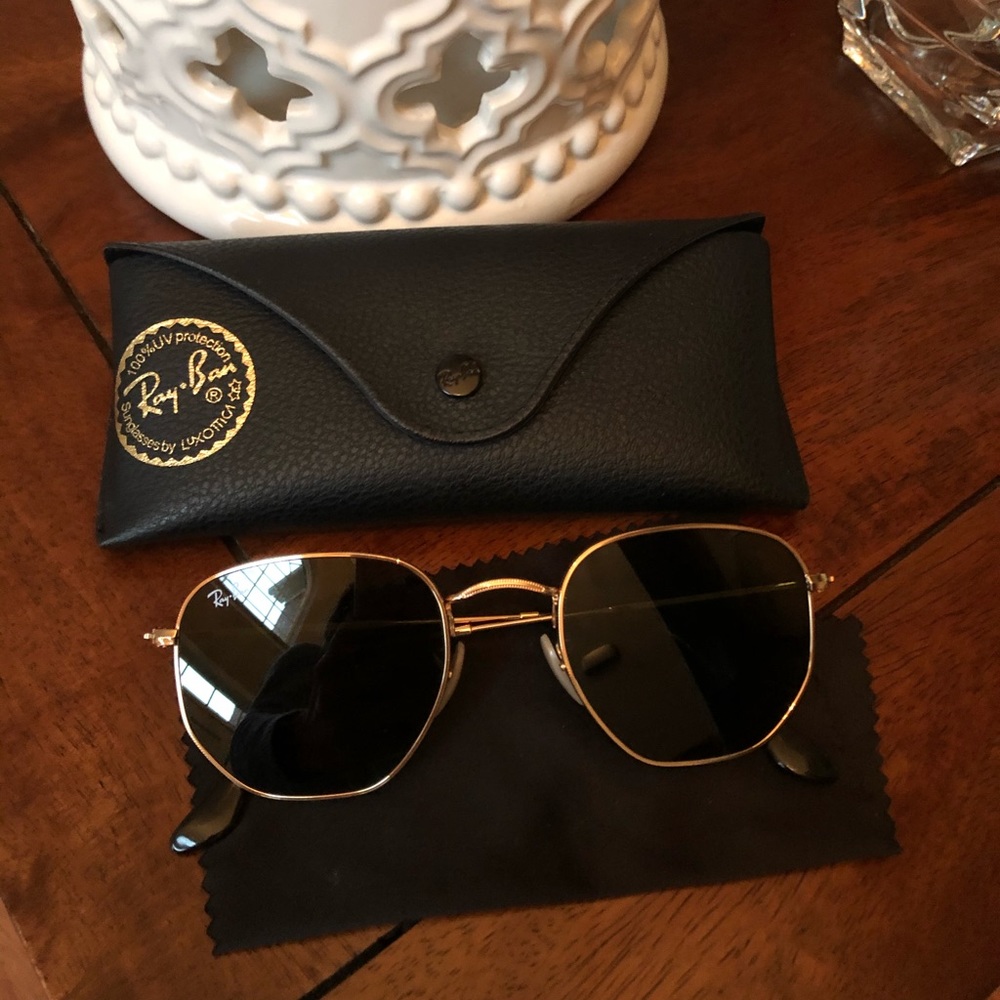 RAY BAN HEXAGONAL FLAT LENSES